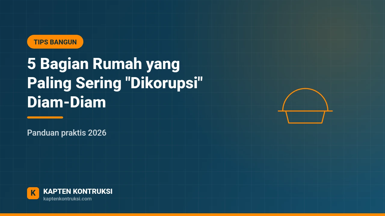5 Bagian Rumah yang Paling Sering "Dikorupsi" Diam-Diam